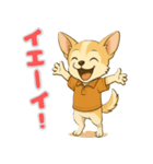 チワワ子犬の喜怒哀楽スタンプ3（個別スタンプ：4）