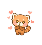 レッサーパンダの毎日ことばスタンプ（個別スタンプ：16）