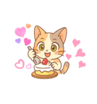 三毛猫くるみちゃんスタンプ（個別スタンプ：28）