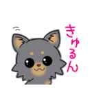 とにかくチワワかわいいブラック！（個別スタンプ：26）