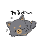 とにかくチワワかわいいブラック！（個別スタンプ：28）