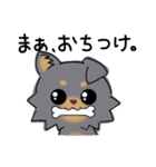 とにかくチワワかわいいブラック！（個別スタンプ：31）