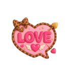 ぷっくり吹き出し♡即レススタンプ（個別スタンプ：23）