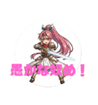 ヒーローアイコンスタンプ（個別スタンプ：3）