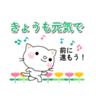 気持ち伝えるしろちゃん♡励ましの女性部に（個別スタンプ：34）