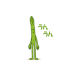 すごく長いアスパラくん 66（個別スタンプ：26）