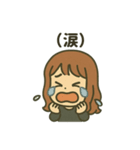 【しんぷる】おんなのこスタンプ（個別スタンプ：13）