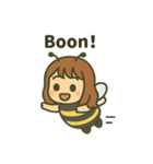 【しんぷる】おんなのこスタンプ（個別スタンプ：14）