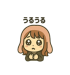 【しんぷる】おんなのこスタンプ（個別スタンプ：21）