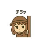 【しんぷる】おんなのこスタンプ（個別スタンプ：32）