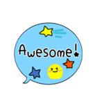 English ★毎日使えるふしだしスタンプ（個別スタンプ：11）