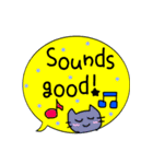 English ★毎日使えるふしだしスタンプ（個別スタンプ：12）