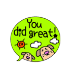 English ★毎日使えるふしだしスタンプ（個別スタンプ：15）