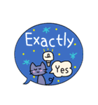 English ★毎日使えるふしだしスタンプ（個別スタンプ：20）