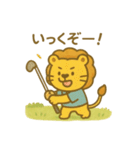 『いっしょに過ごそ』ゴルフ ゴルフ場（個別スタンプ：2）