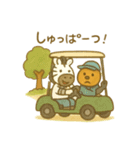 『いっしょに過ごそ』ゴルフ ゴルフ場（個別スタンプ：27）