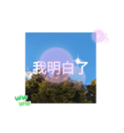 台湾語 大自然の落ち葉 挨拶集（個別スタンプ：3）