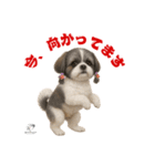 可愛いシーズー犬 ハッピーのLINEスタンプ（個別スタンプ：3）