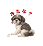 可愛いシーズー犬 ハッピーのLINEスタンプ（個別スタンプ：5）