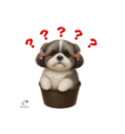 可愛いシーズー犬 ハッピーのLINEスタンプ（個別スタンプ：24）