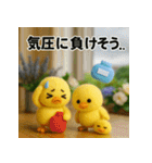 ふわふわひよこ(6月)40個セット（個別スタンプ：17）