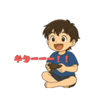 やんちゃ男子の毎日スタンプ（個別スタンプ：2）