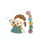 お仕事とみつあみのおんなのこ。（個別スタンプ：20）