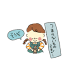 お仕事とみつあみのおんなのこ。（個別スタンプ：23）