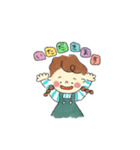 お仕事とみつあみのおんなのこ。（個別スタンプ：28）