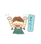 お仕事とみつあみのおんなのこ。（個別スタンプ：34）