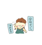 お仕事とみつあみのおんなのこ。（個別スタンプ：39）