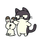 ぶちねこさんと恋うささん3（個別スタンプ：10）