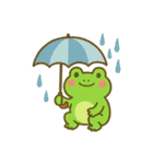 梅雨だよ♪カエルさんスタンプ♡（個別スタンプ：1）