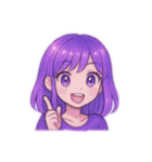 キラキラ表情パレット（個別スタンプ：13）