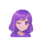 キラキラ表情パレット（個別スタンプ：17）