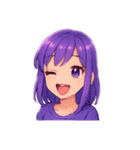 キラキラ表情パレット（個別スタンプ：23）
