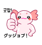 ウーパールーパー「ルパピン」JPN, KOR（個別スタンプ：9）