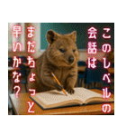 ぷりちークオッカワラビー01（個別スタンプ：14）
