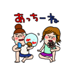 にぎやかな女達♡6 夏の日常（個別スタンプ：5）