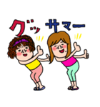 にぎやかな女達♡6 夏の日常（個別スタンプ：14）