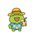 かわいいカエルスタンプ♪夏（個別スタンプ：30）