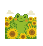 カエルの夏スタンプ3（個別スタンプ：3）