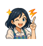 ぶっちぎり☆オート女子！（個別スタンプ：12）