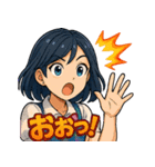 ぶっちぎり☆オート女子！（個別スタンプ：14）