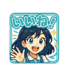 ぶっちぎり☆オート女子！（個別スタンプ：24）