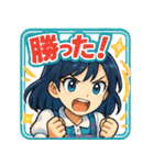 ぶっちぎり☆オート女子！（個別スタンプ：27）