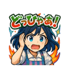 ぶっちぎり☆オート女子！（個別スタンプ：39）