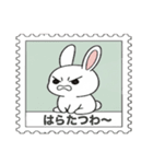 ありふれたウサギと花（個別スタンプ：5）