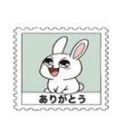 ありふれたウサギと花（個別スタンプ：8）