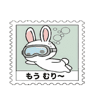 ありふれたウサギと花（個別スタンプ：13）